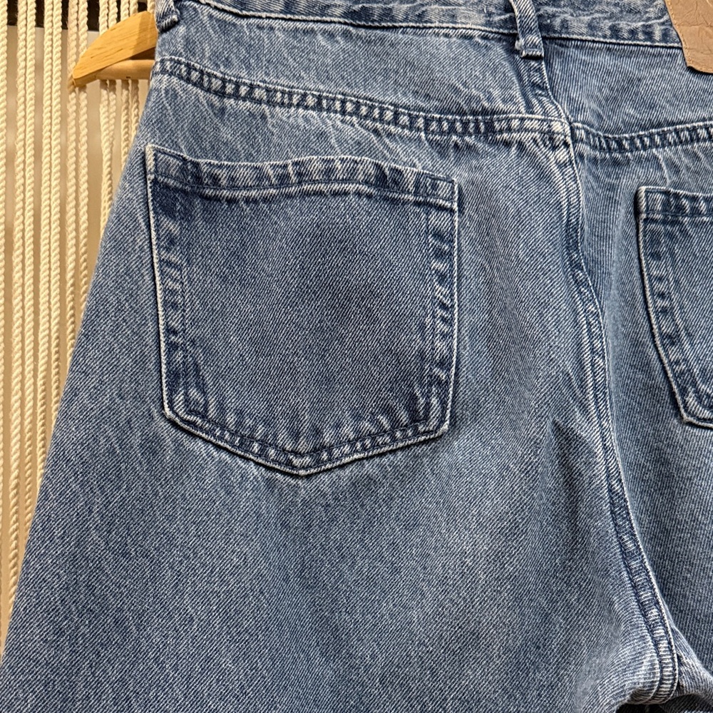 Afends Bella Denim Wide Leg Baggy Jeans in Authentic Blue - Picture 6 of 14